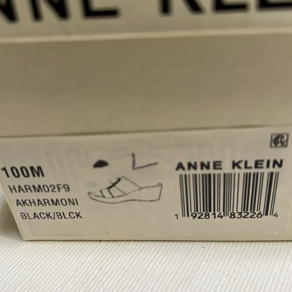 ANNE KLEIN Women's Harmoni Wedge Sandals Size 10